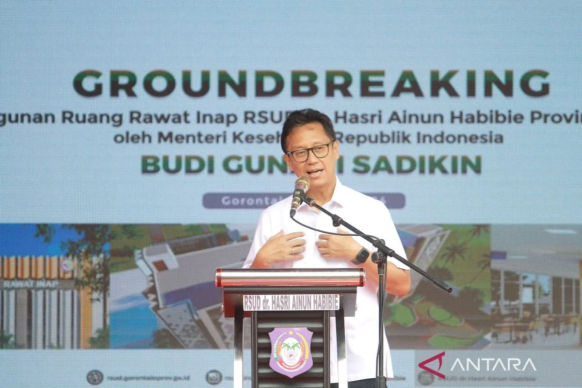 Menteri meresmikan perluasan RSUD Gorontalo